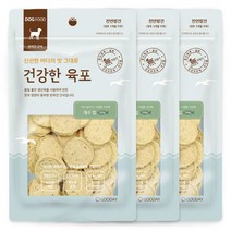 굿데이 강아지 건강한 육포 칩 간식, 3개, 대구