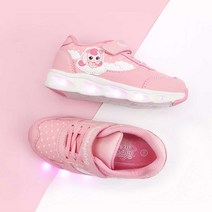 캐치티니핑 여아용 하츠 LED 운동화