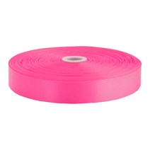 아이엔피 공단리본 25mm, 형광 핑크, 90m