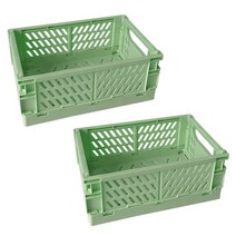 DG생활 파스텔 폴딩박스 중형 DG-05, 그린, 2개