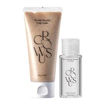 그로우어스 씨솔트 두피 스케일러 120g + 포우먼 샴푸 50ml 세트, 1세트