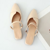 제이랑 여성용 큐빅 뮬 4cm