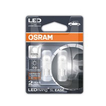 오스람 LED T10 램프 6000K 화이트 빛 블리스터팩 2p, 혼합색상, 1개