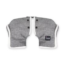 마니또 어린이 안전 킥보드 자전거 멜란지 핸드머프, 블랙그레이