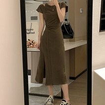 포플러앤씨 텔레 면 원피스