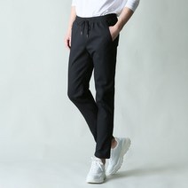 블루포스 남성용 스에킨 밴딩 베이직핏 사계절 9부 면스판 바지