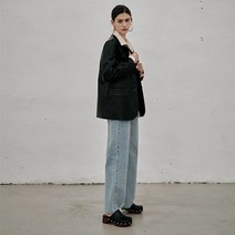 NAIN 여성용 센슈얼 스트레이트 데님 팬츠