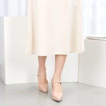 잠비 여성용 가루 수제화 메리제인 힐 10cm