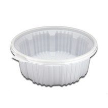 생활엔 탕용기 백색 소 220mm 1900ml, 50개입, 1개