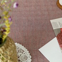 천팜 다용도 킬트 미니하운드 체크 패브릭 원단 1150, 레드 + 블랙