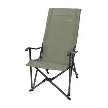 오메가퍼시픽 롱 릴렉스 체어 + 파우치 세트, 1세트, 카키