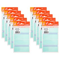 금홍팬시 엠에스 필름커버 견출지 라벨 420 196p, 청, 10개