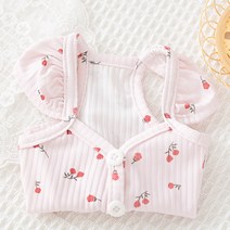 반려동물 아티펫 레이디 꽃패턴 슬링 셔츠, 핑크