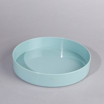 미화부장 인테리어 꽃꽂이 플라스틱 원형 수반, 23 민트