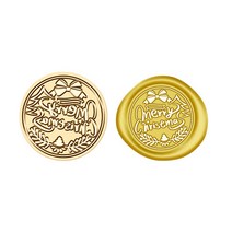 미화부장 크리스마스 실링 왁스 스탬프 씰링 왁스 인장, 1개, 04 SD_040