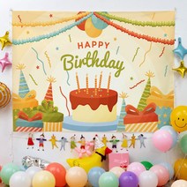 페이토 생일 잔치 파티 추억 배너 현수막, E7