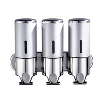 욕실 디스펜서 3구, 실버, 1개