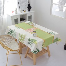 마켓에이 아메리칸 일러스트 키친테이블 식탁보, TYPE B05, 140 x 180 cm