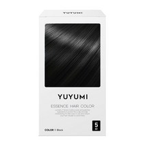 유유미 새치커버 염색약 흑색, 150g, 1개