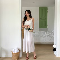 베러스윗 히피 셔링 나시 롱원피스