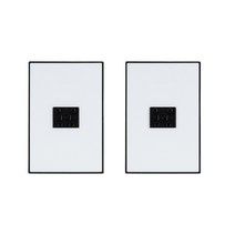제일ELC 전화 4p 스위치 블랙 + 화이트, 2개