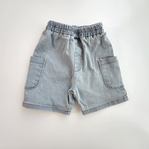 미니달콩 아동용 포켓스 데님 반바지