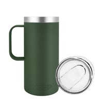 KEEP 보온 보냉 핸들 텀블러, 카키, 473ml