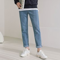 맨타임 남성용 BSD 데일리 스판밴딩 워싱 데님팬츠 롱