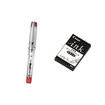 파이롯트 프레라 이로아이 만년필 + 카트리지 5p 세트, CM, TR(만년필), 블랙(카트리지)