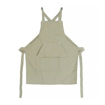 마켓A 미니멀 심플 앞치마 L, 베이지, 1개