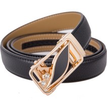 여성용 가죽 정장 자동 버클 벨트 4