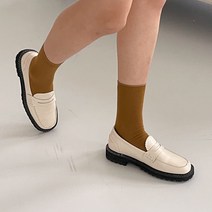 여성용 젠루 스티치 페니 로퍼
