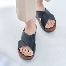 여성용 엑스 크로스 슬리퍼