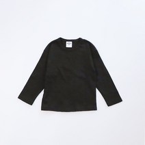 레인보우키즈 아동용 푸딩 무지 긴팔티