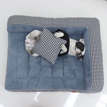 레드퍼피 프리미엄 베넹 강아지 침대, 파스텔그레이