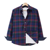 남성용 마드라스 체크 긴팔 셔츠 HC706