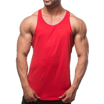 남성용 트레이닝 단색 컬러 피트니스 스포츠 머슬핏 민소매 티셔츠