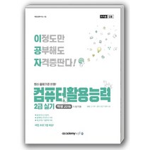 2022 이공자 컴퓨터활용능력 실기2급(2016사용자용), 아카데미소프트