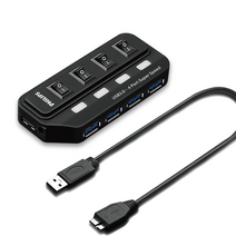 필립스 4포트 USB 3.0 허브 SWV3724