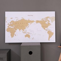 5단 높이조절 접이식 갤러리 테이블 1200 x 750 mm, 세계지도