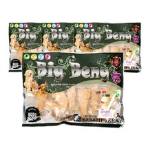 베스트무역 강아지 요구르트빅뱅 건조간식 대용량 400g, 순살로만, 4개