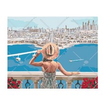 보석 십자수 DIY 비즈 큐빅 자수 대형 세트, 182, 1세트