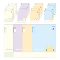 펜피아 800 초등제본 6칸 국어 공용 노트, 20개, 랜덤발송