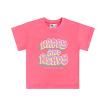 키즈크루 아동용 해피앤레드 반팔티셔츠