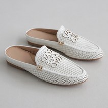 단골언니 여성용 세련 장식 펀칭 니오르 블로퍼