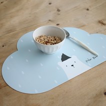 로코리빙 폴라베어 식탁매트 4p, 혼합색상, 430 x 275 mm