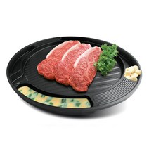 키친아트 일품 원형 구이팬 인덕션 IH, 34.7cm, 1개