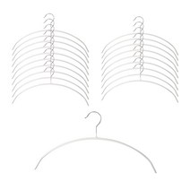 홈앤하우스 멀티코팅 상의걸이 L, 크림화이트, 20개입