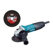 마끼다 유선 앵글 그라인더 100mm GA4030 + 티롤릿 레드 100mm 세트, 1세트