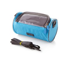 심플 디자인 자전거 핸들가방, 블루, 1개